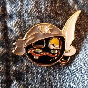 3/$20 pin sale! Drunken Pirate emoji pin